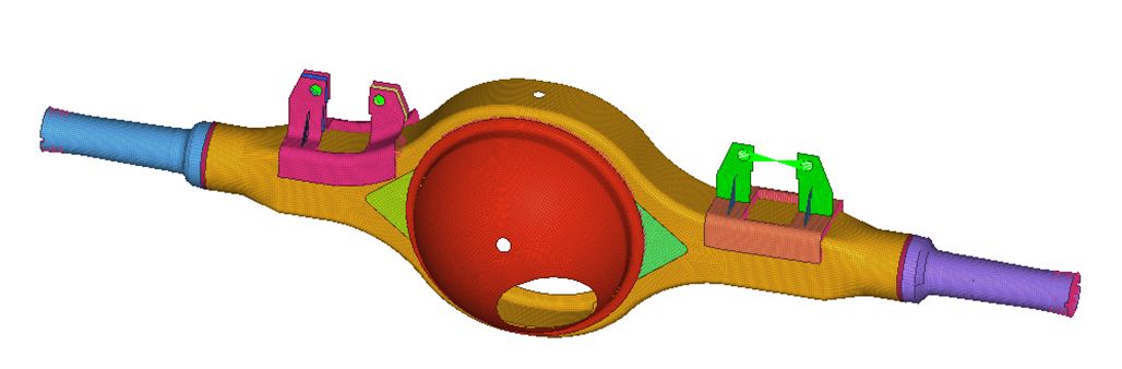 厂家分析​驱动桥壳的结构及优化设计